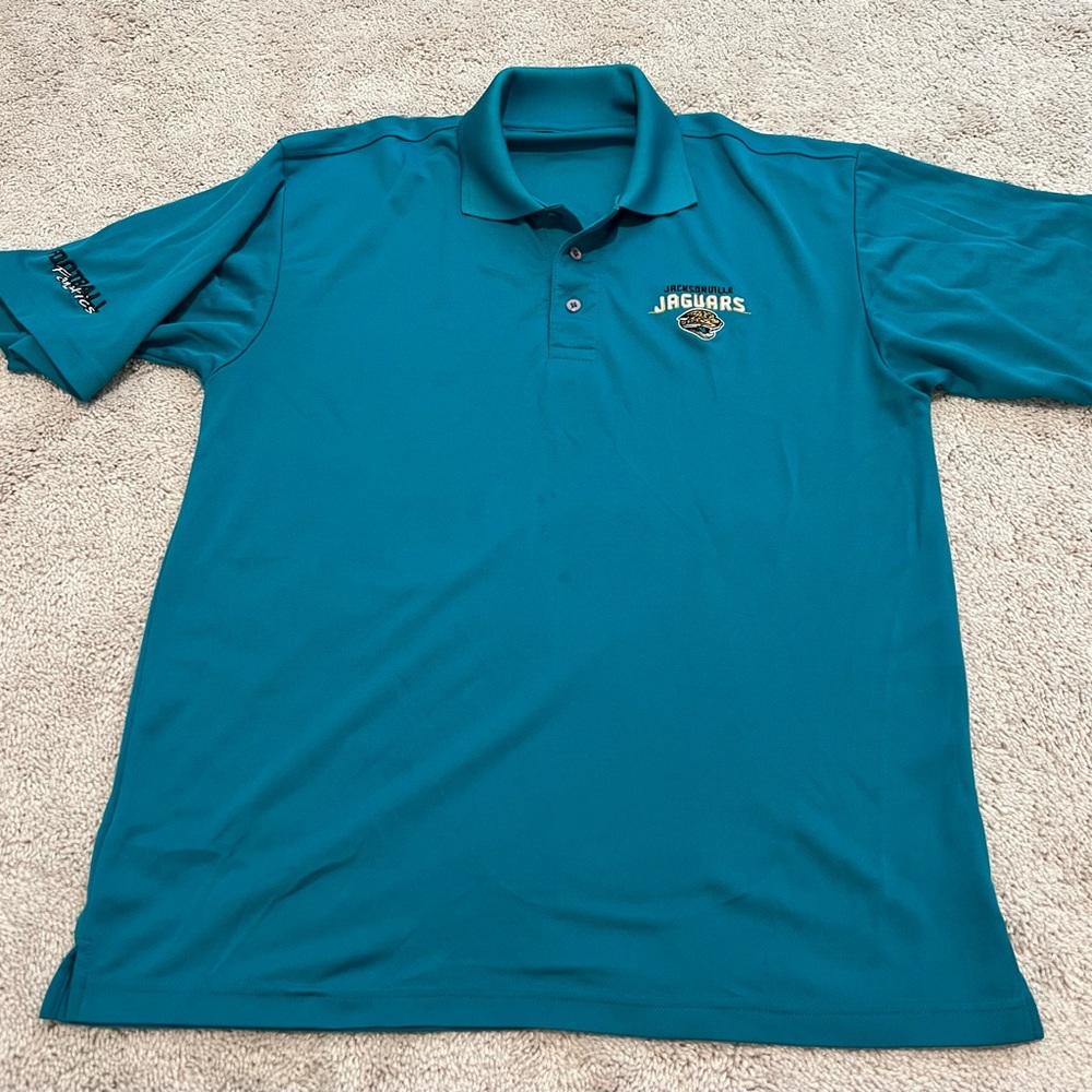Teal Vintage Jaguars Dry Fit Polo